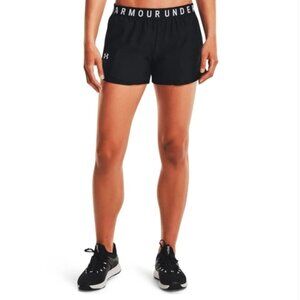 NWT Under Armour Women's Black/White Play Up 3.0 Shorts XL